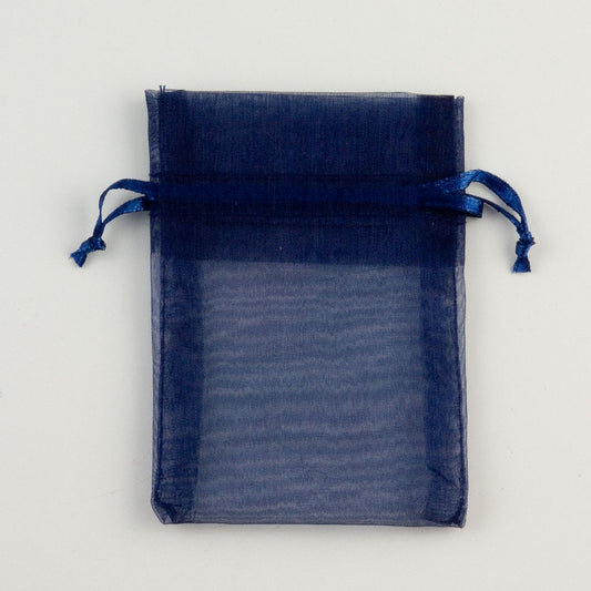 Organza Pouch - Navy (Clearance)
