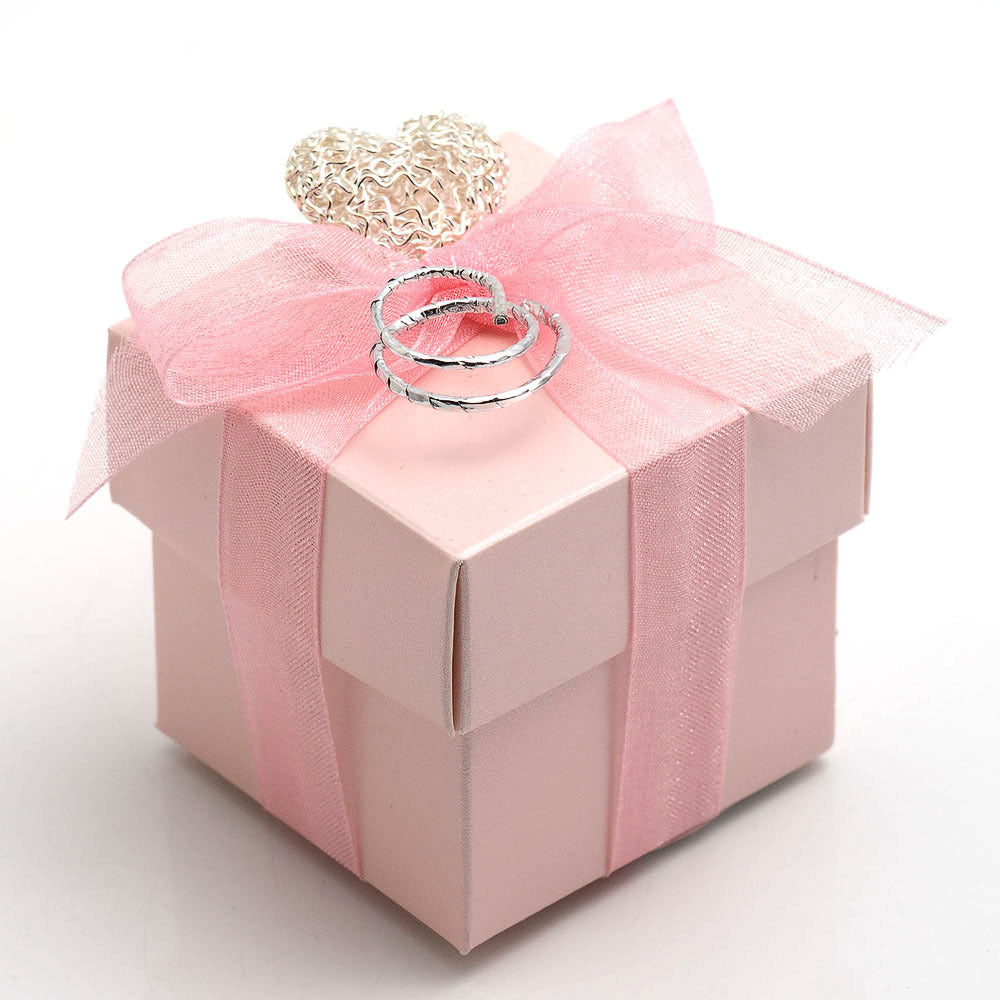 Square Box - Satin Pink (Clearance)