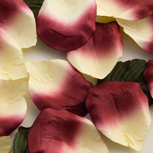 Paper Rose Petals - Burgundy