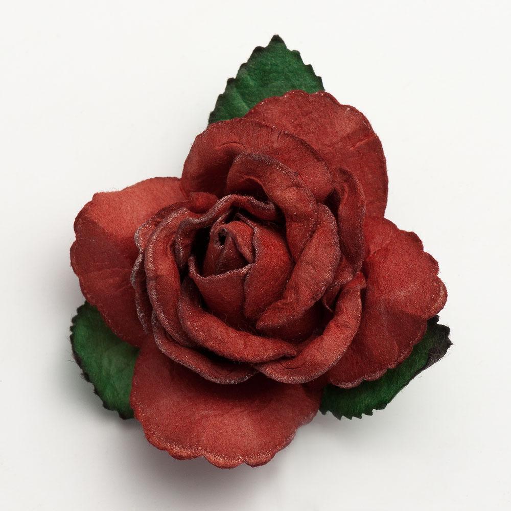 Large Open Rose - Red