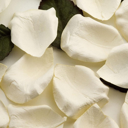 Paper Rose Petals - Ivory
