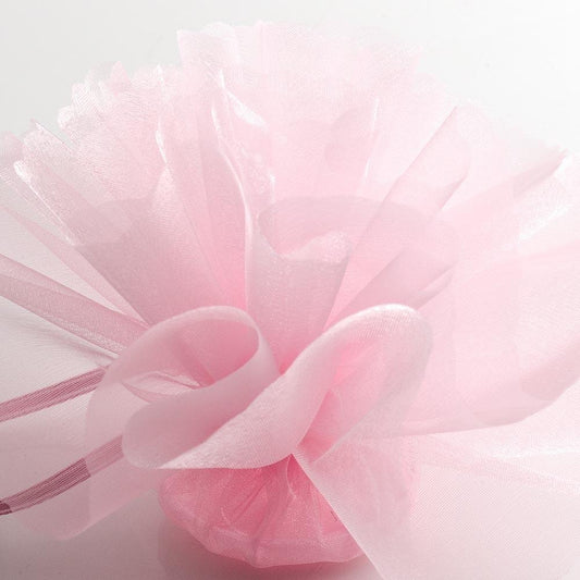 Cristal Tulle Circle Scalloped Edge - Pink