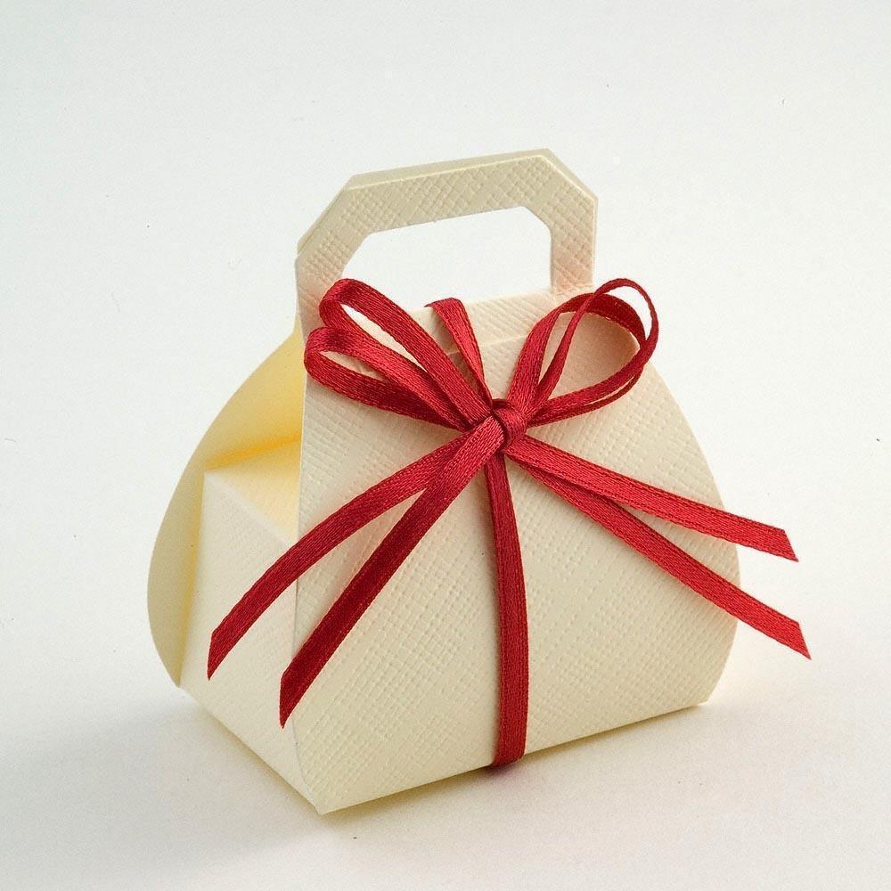 Handbag Box - Ivory Silk