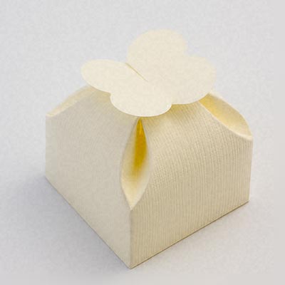 Petal Top Box - Ivory Silk