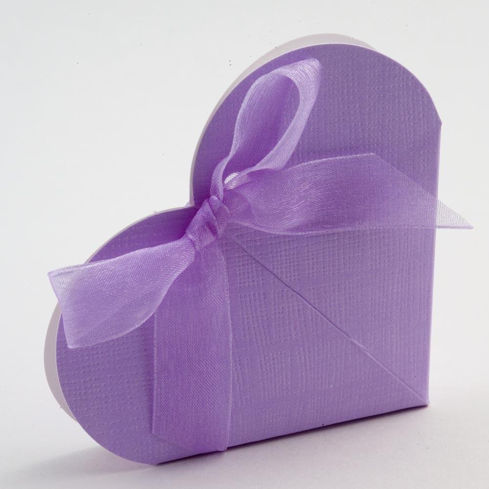 Heart Box - Lilac Silk