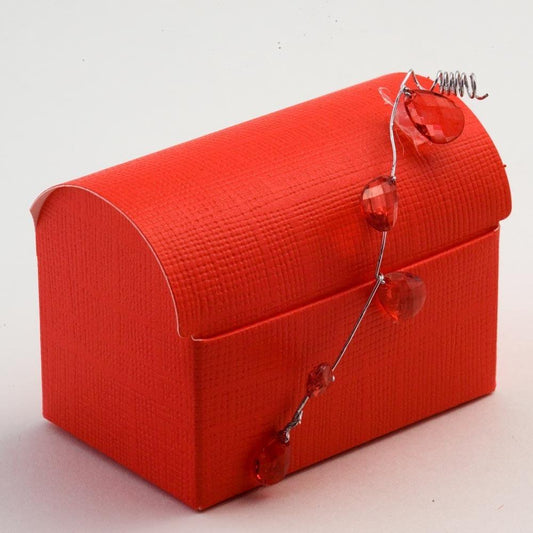 Chest Box - Red Silk