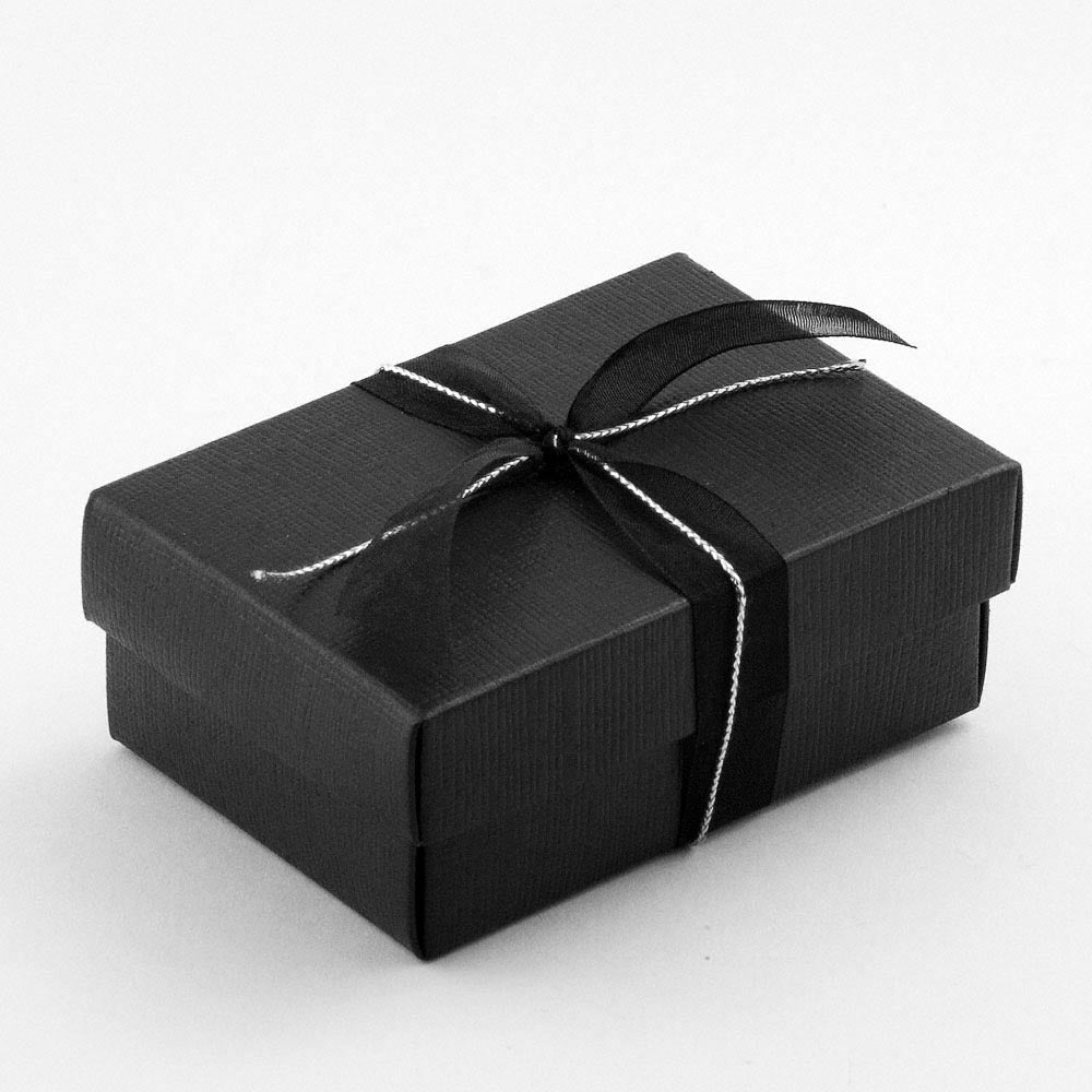 Small Flat Box - Black Silk