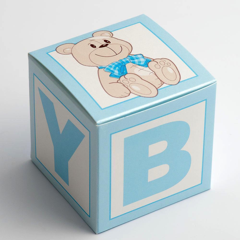 Teddy Bear Baby Block - Blue (Clearance)