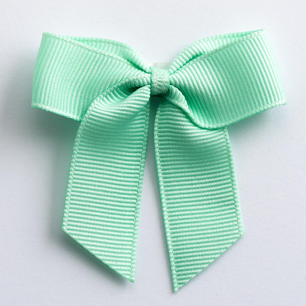 5cm Grosgrain Ribbon Bow -  Mint Green