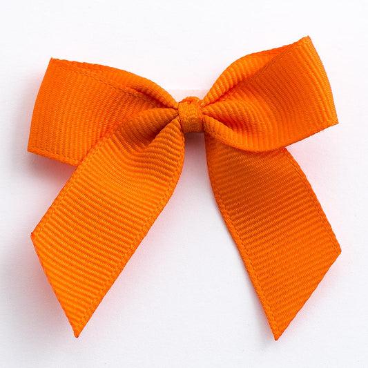 5cm Grosgrain Ribbon Bow -  Orange