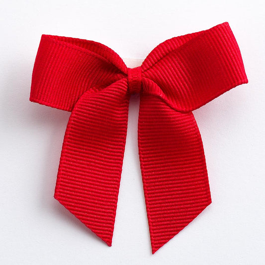 5cm Grosgrain Ribbon Bow - Red