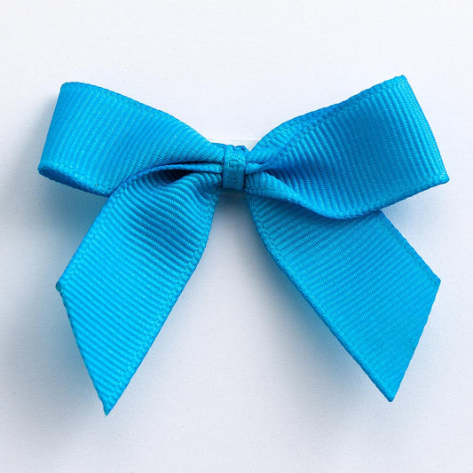 5cm Grosgrain Ribbon Bow -  Turquoise