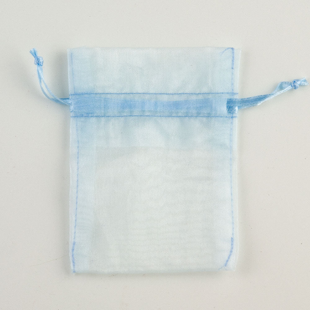 Organza Pouch - Pale Blue (Clearance)