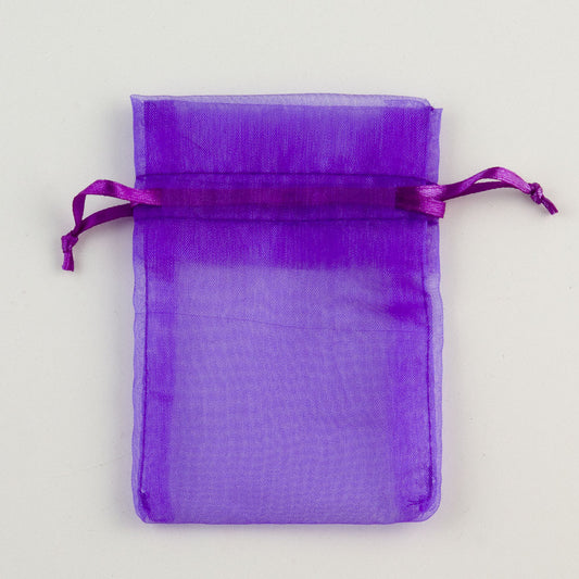 Organza Pouch - Purple (Clearance)
