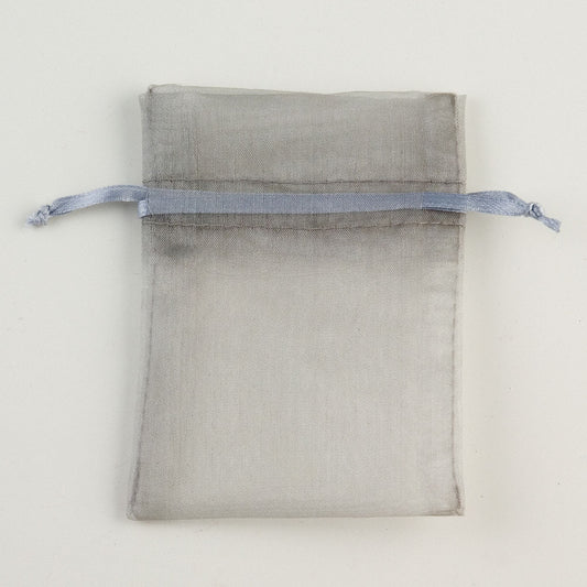 Organza Pouch - Silver (Clearance)