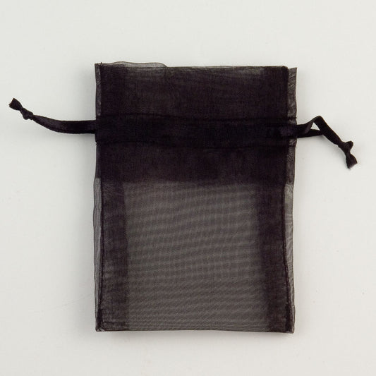 Organza Pouch - Black (Clearance)