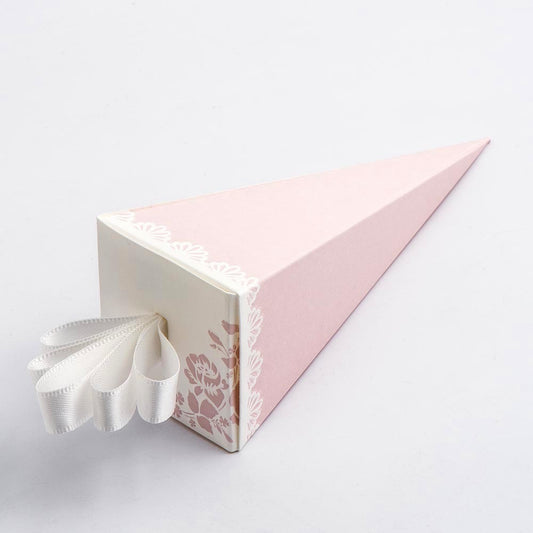 Cone Box - Shabby Chic Pink (Clearance)