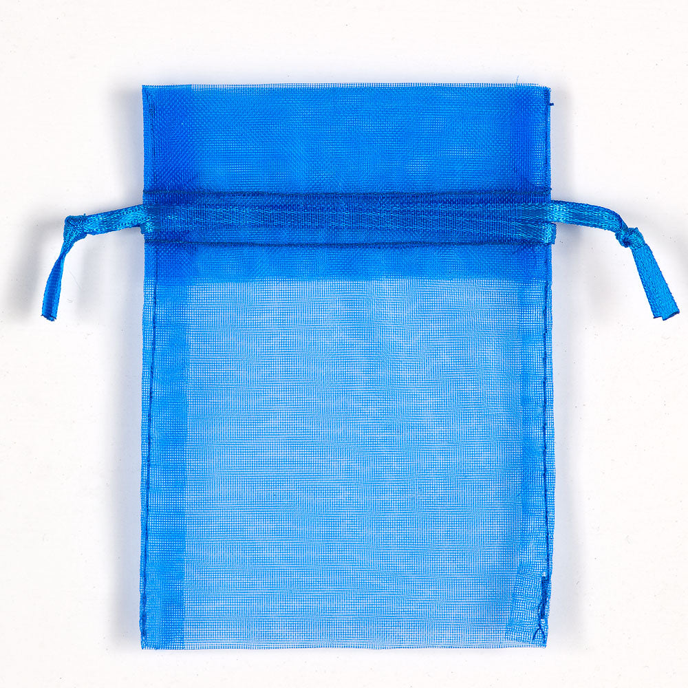Organza Pouch - Royal Blue (Clearance)