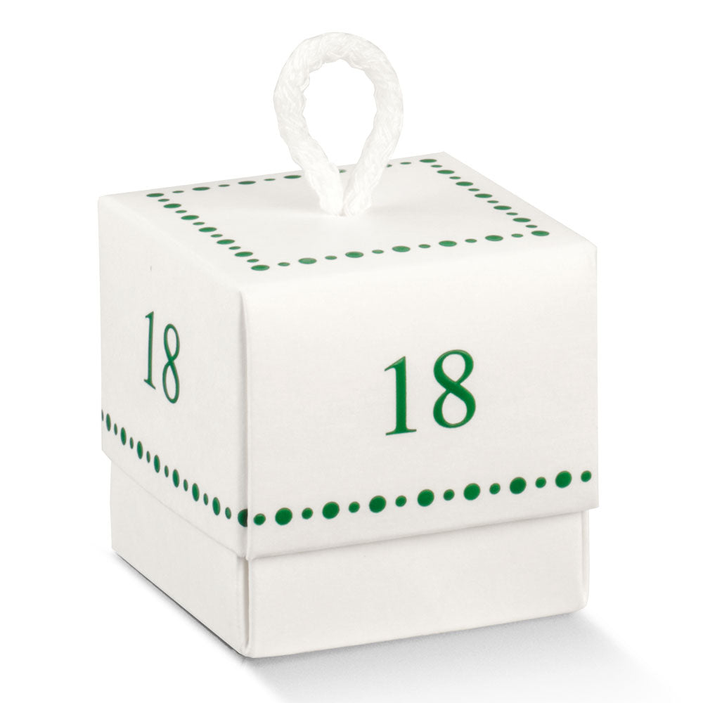 Cube Box with Cord - No.18