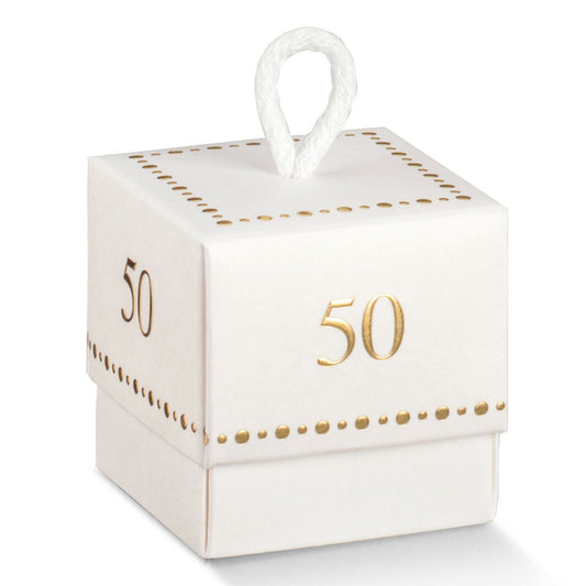 Cube Box with Cord - No. 50