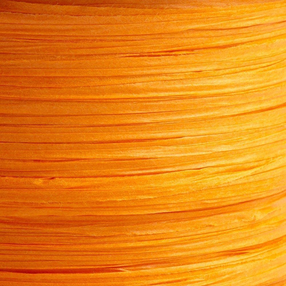 Paper Raffia Ribbon - Orange