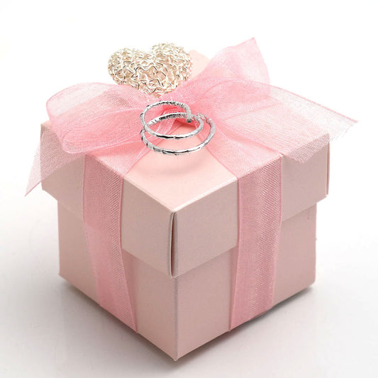 Square Box - Satin Pink (Clearance)