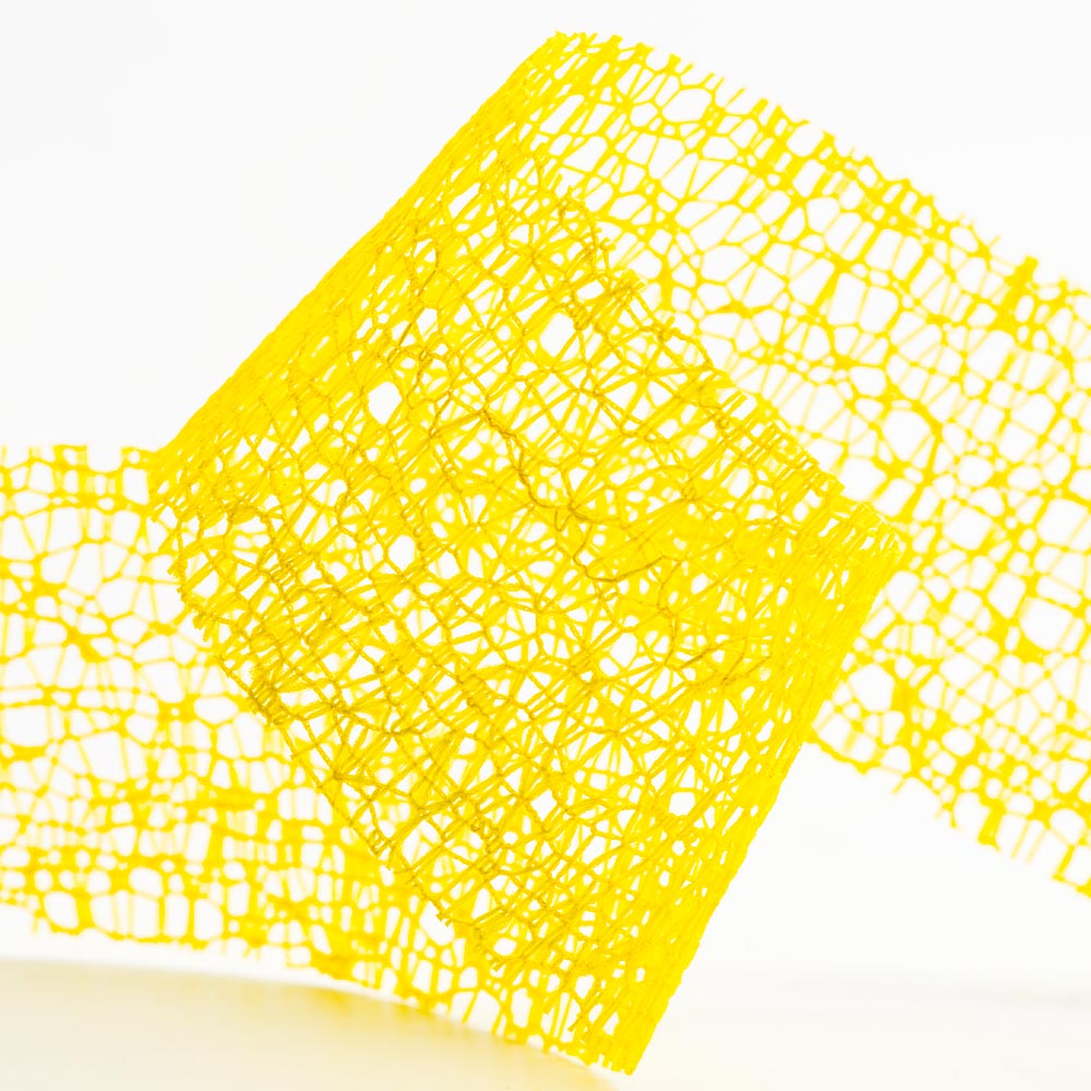 Deco Web Ribbon – Yellow