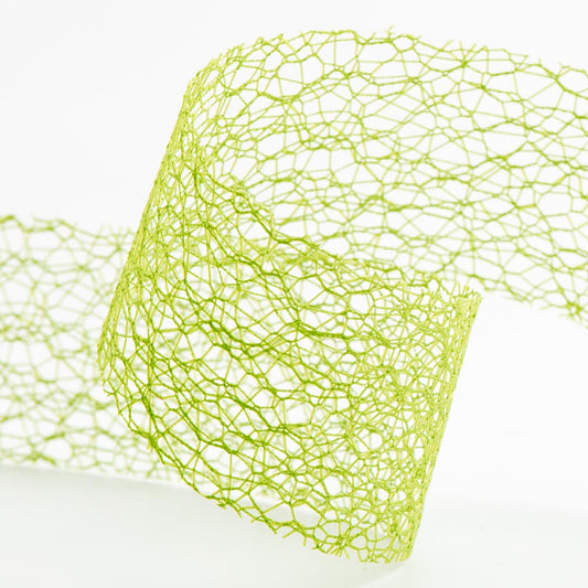 Deco Web Ribbon – Lime Green