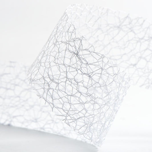 Deco Web Ribbon – White