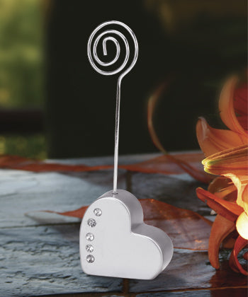Heart shaped place card holder (Clearance)