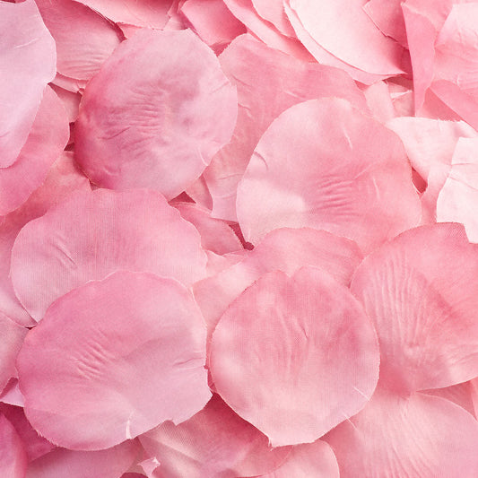 Silk Rose Petals - Pink (Clearance)