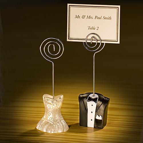 Bride and Groom Place Card Holders (Clearance)