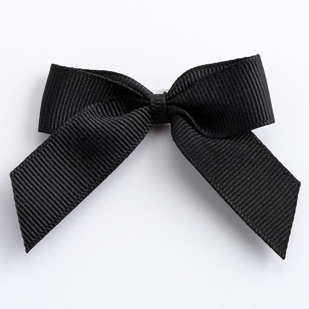 5cm Grosgrain Ribbon Bow - Black