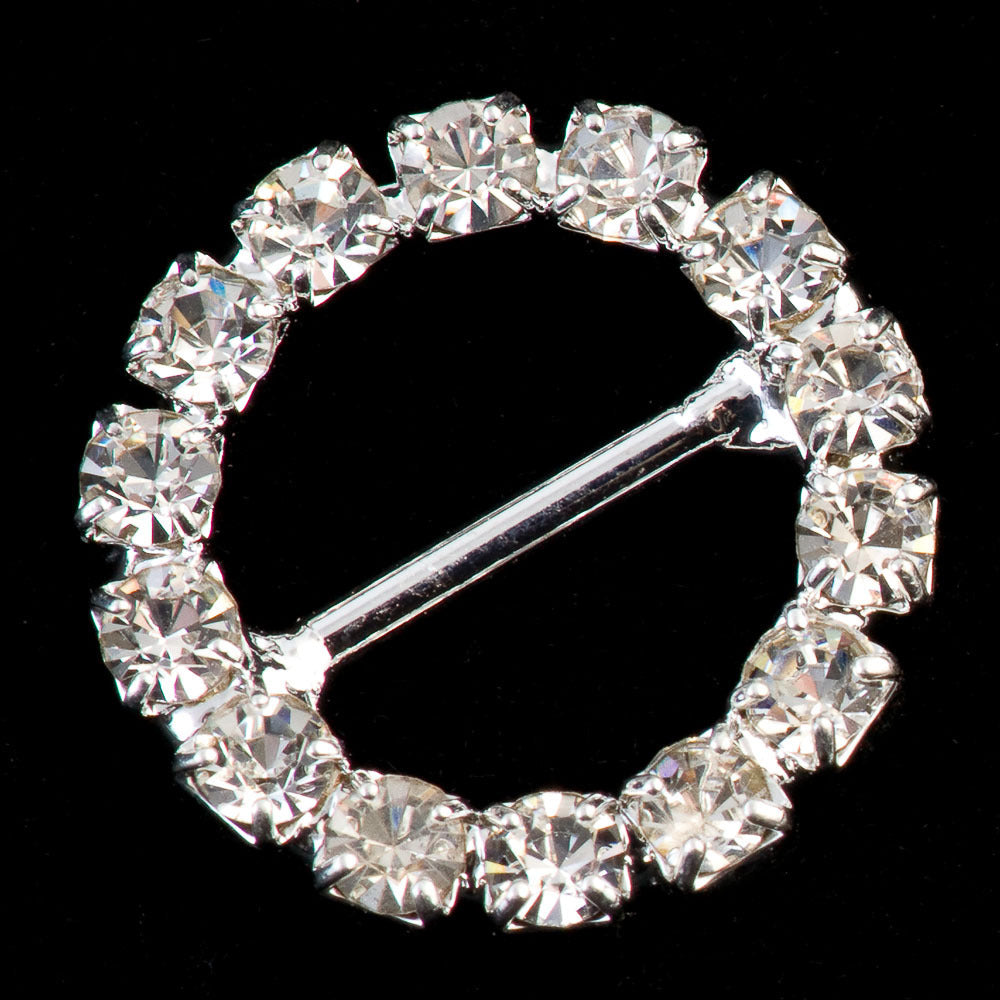 Circle Diamante Buckle Small