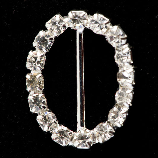 Oval Diamante Buckle Medium