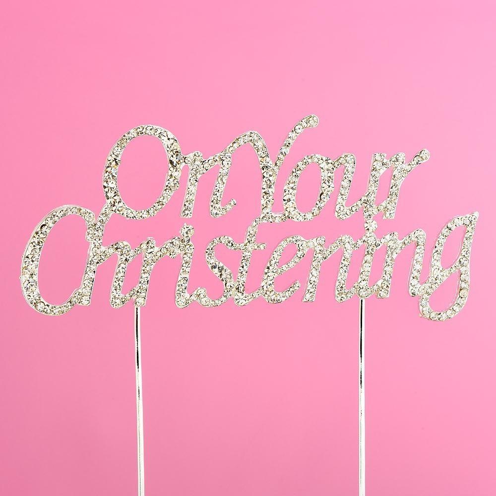 Cake Topper - On Your Christening