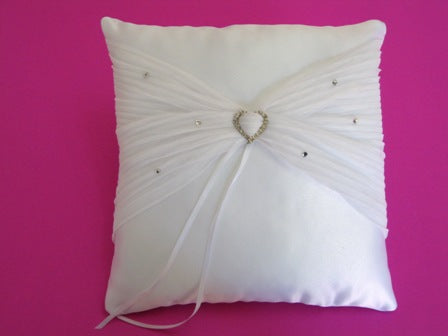 Ring Pillow - Crystal (Clearance)