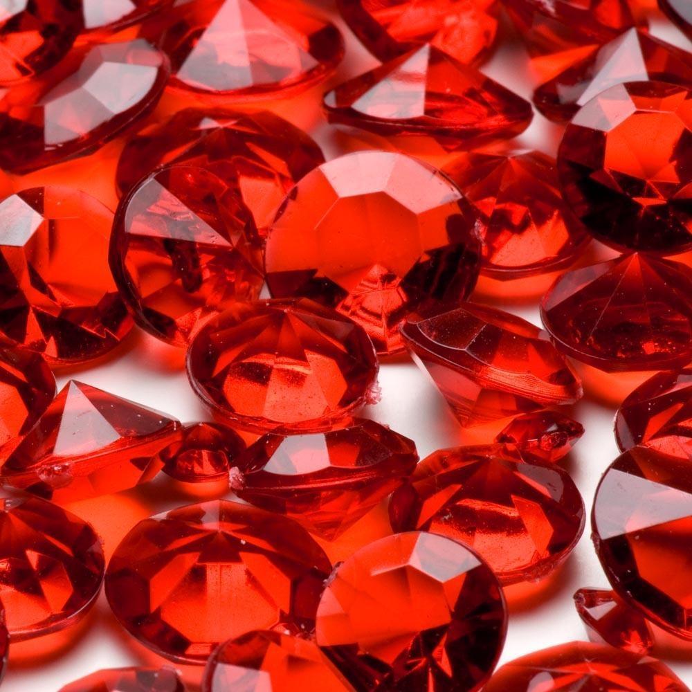 Crystal Diamond Scatters - Red